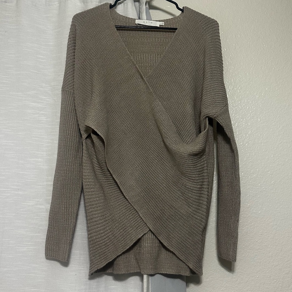 ASTR the label wrap sweater